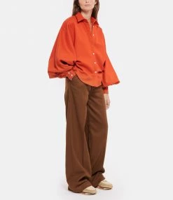 Budget 🥰 MADE IN TOMBOY Chemise Claire Laine Orange ✔️ -BOUTIQUE MARGAUX LONNBERG unnamed file 1805