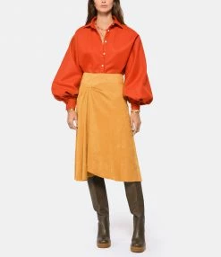 Budget 🥰 MADE IN TOMBOY Chemise Claire Laine Orange ✔️ -BOUTIQUE MARGAUX LONNBERG unnamed file 1807