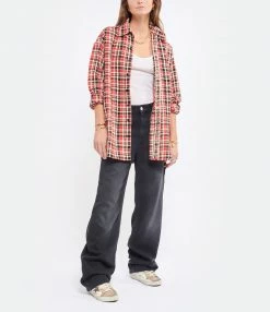Meilleure affaire ✨ LAURENCE BRAS Surchemise Seberg Carreaux Coton Rouge ✔️ -BOUTIQUE MARGAUX LONNBERG unnamed file 1838