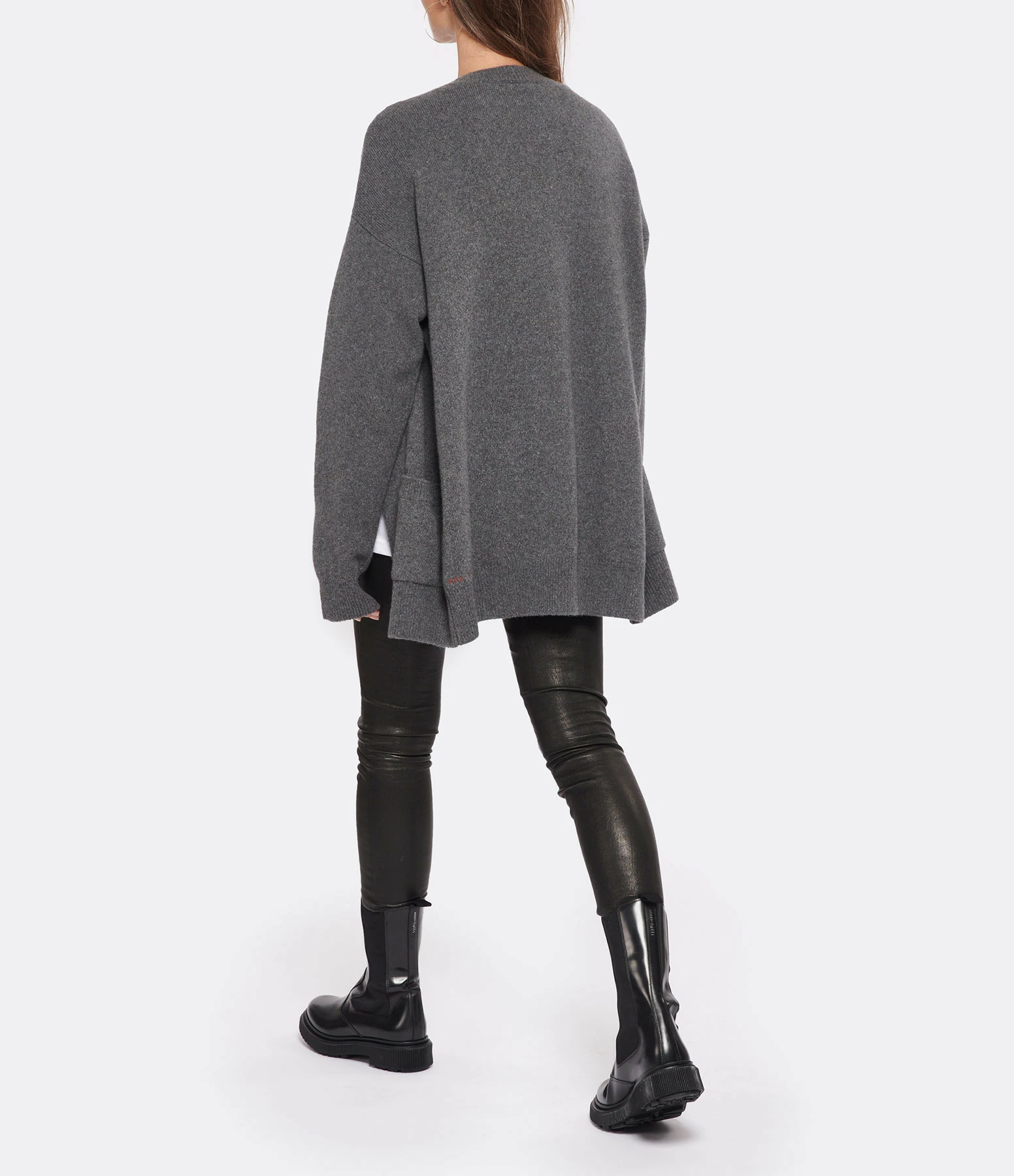 Remise ❤️ A.P.C. Cardigan Jane Cachemire Gris Chiné, Collaboration A.P.C X Jane Birkin ???? 4 Remise ❤️ A.P.C. Cardigan Jane Cachemire Gris Chiné, Collaboration A.P.C X Jane Birkin ???? – Image 4