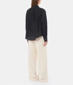 Meilleur prix 💯 FORTE_FORTE Chemise L'intreccio Coton Noir Carioca 🤩 -BOUTIQUE MARGAUX LONNBERG unnamed file 1899