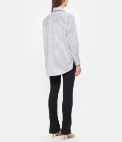 Grosses soldes 🧨 ANDREA LEV Chemise Boyfriend Rayures Bleu ⌛ -BOUTIQUE MARGAUX LONNBERG unnamed file 1951