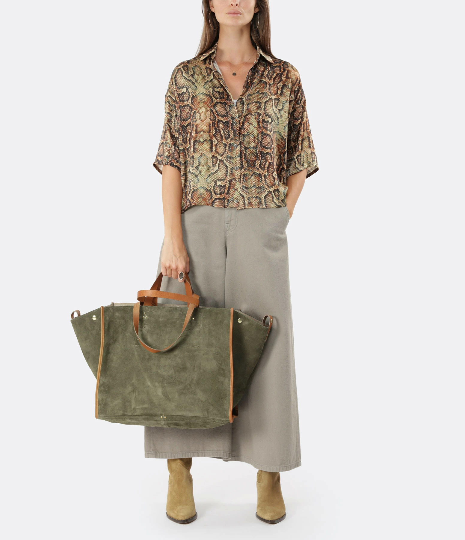 Sortie 😀 MAEVY MOUVEMENT LIBRE Chemise Trèfleprint Serpent 😍 6 Sortie 😀 MAEVY MOUVEMENT LIBRE Chemise Trèfleprint Serpent 😍 – Image 6