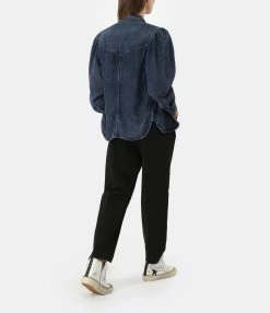 Bon marché 🥰 ISABEL MARANT ÉTOILE Chemise Tahisse Coton Bleu 🔔 -BOUTIQUE MARGAUX LONNBERG unnamed file 1966