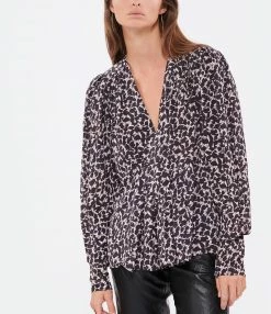 Meilleure vente ⭐ ISABEL MARANT ÉTOILE Blouse Amirya Noir Écru 😍 -BOUTIQUE MARGAUX LONNBERG unnamed file 1973