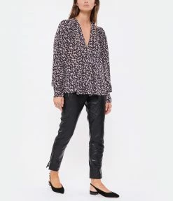 Meilleure vente ⭐ ISABEL MARANT ÉTOILE Blouse Amirya Noir Écru 😍 -BOUTIQUE MARGAUX LONNBERG unnamed file 1974