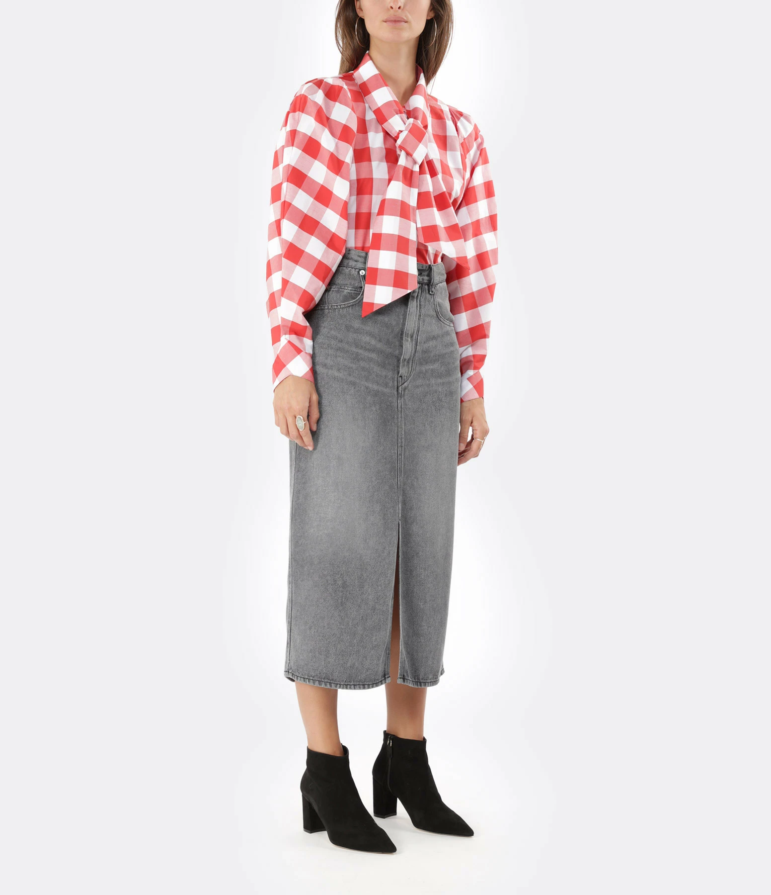 Vente flash ✔️ TARA JARMON Chemise 🍬 Candy Coton Rouge 👍 3 Vente flash ✔️ TARA JARMON Chemise 🍬 Candy Coton Rouge 👍 – Image 3