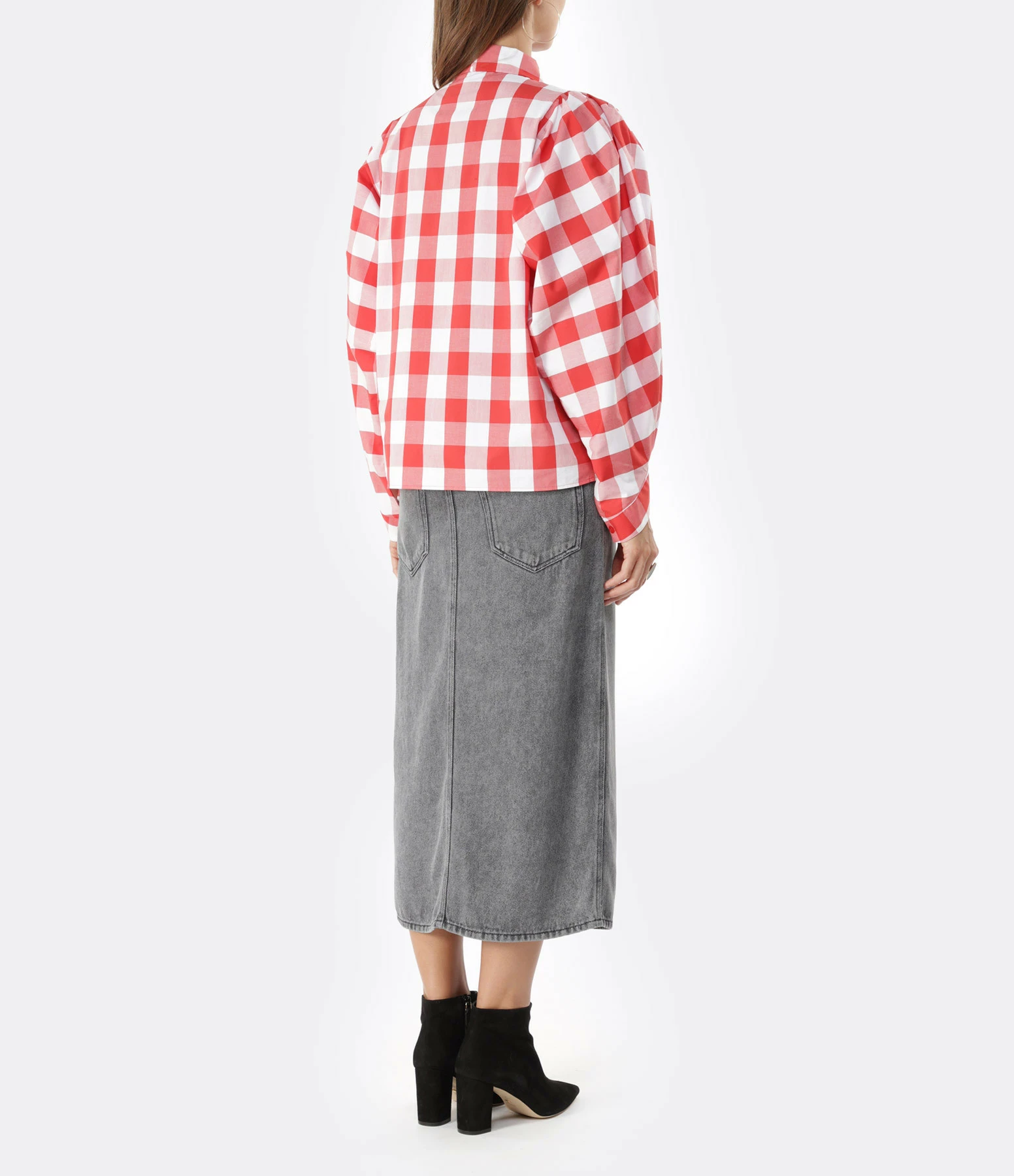 Vente flash ✔️ TARA JARMON Chemise 🍬 Candy Coton Rouge 👍 4 Vente flash ✔️ TARA JARMON Chemise 🍬 Candy Coton Rouge 👍 – Image 4