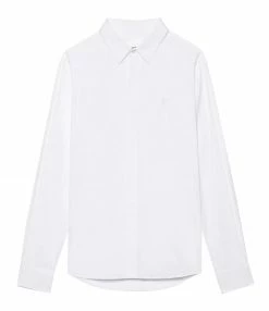 Offres 😉 AMI PARIS Chemise Ami De Cœur Coton Blanc ❤️