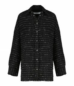 Budget 🌟 IRO Surchemise Amice Noir Blanc ✔️