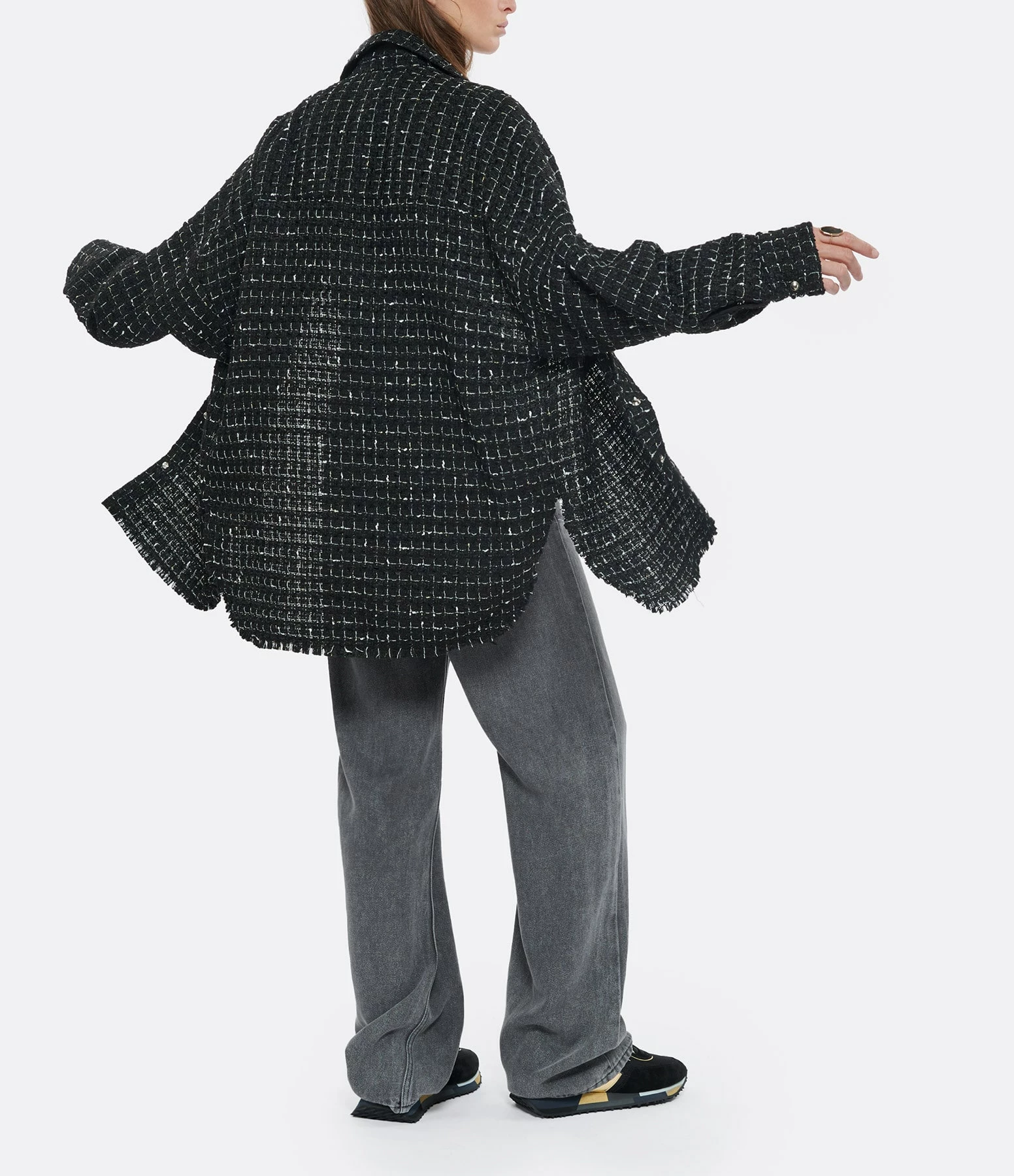 Budget 🌟 IRO Surchemise Amice Noir Blanc ✔️ 5 Budget 🌟 IRO Surchemise Amice Noir Blanc ✔️ – Image 5