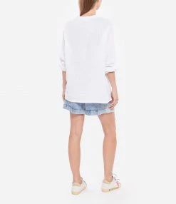 Offres ❤️ LES FÉLICITÉS Blouse Coton Blanc Rose, Exclusivité Lulli 😉 -BOUTIQUE MARGAUX LONNBERG unnamed file 2052