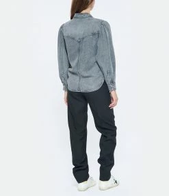 Budget 👍 ISABEL MARANT ÉTOILE Chemise Tahisse Coton Gris 🎉 10 Budget 👍 ISABEL MARANT ÉTOILE Chemise Tahisse Coton Gris 🎉 -BOUTIQUE MARGAUX LONNBERG unnamed file 2060