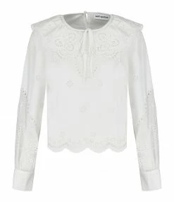 Les meilleures critiques de ✨ SELF PORTRAIT Blouse Broderie Anglaise Coton Blanc 😉