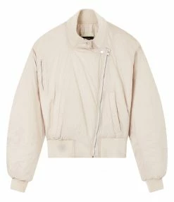 Meilleure vente 🌟 ISABEL MARANT Veste Kinsley Coton Écru 😉