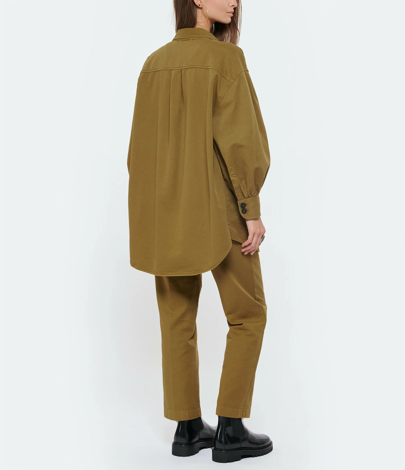 Offres 🛒 FORTE_FORTE Surchemise Coton Kaki ⭐ 6 Offres 🛒 FORTE_FORTE Surchemise Coton Kaki ⭐ – Image 6