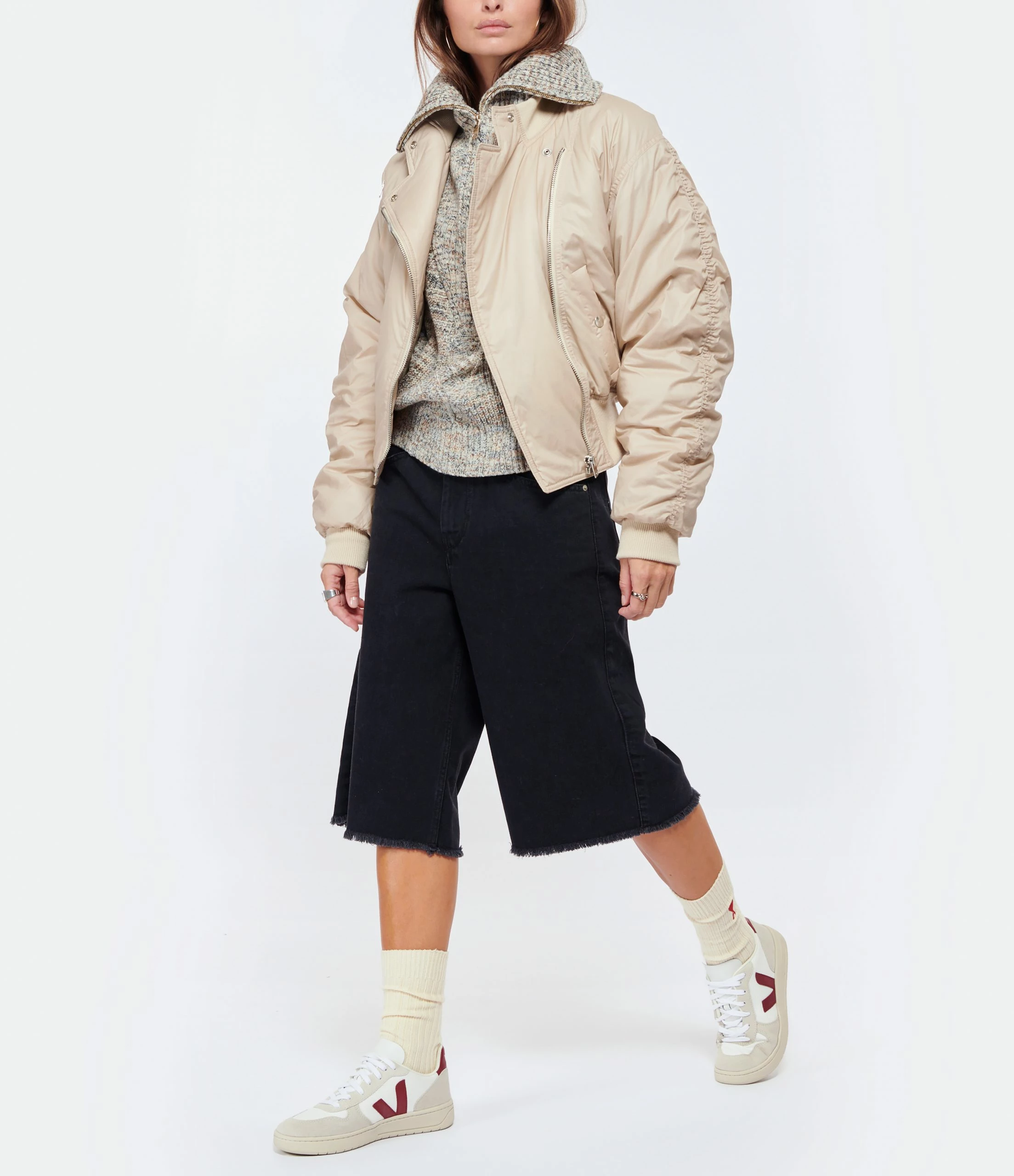 Meilleure vente ???? ISABEL MARANT Veste Kinsley Coton Écru ???? 3 Meilleure vente ???? ISABEL MARANT Veste Kinsley Coton Écru ???? – Image 3