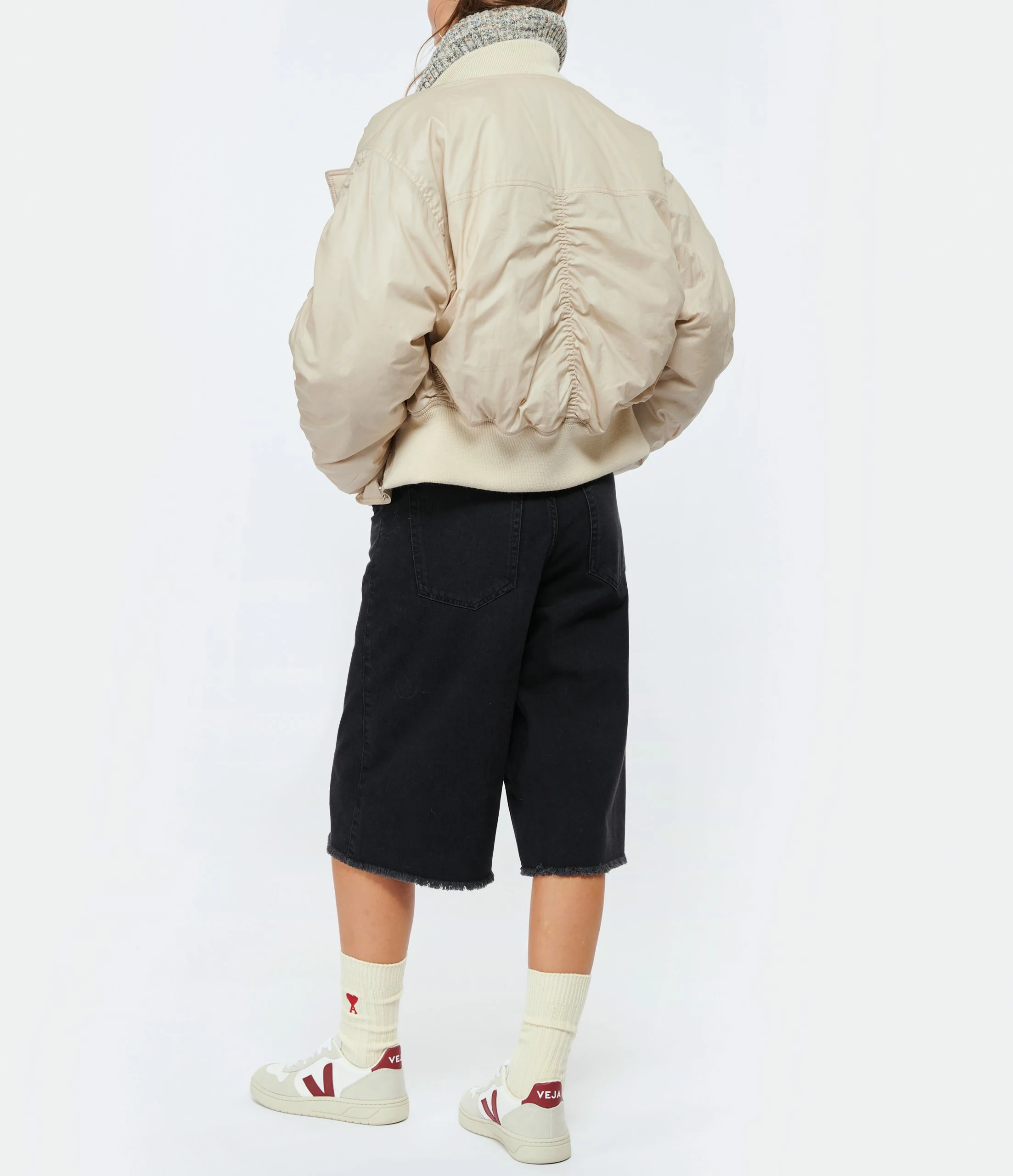 Meilleure vente ???? ISABEL MARANT Veste Kinsley Coton Écru ???? 4 Meilleure vente ???? ISABEL MARANT Veste Kinsley Coton Écru ???? – Image 4
