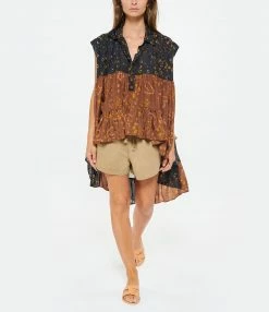 Bon marché 🧨 MES DEMOISELLES Blouse Dechen Soie Ocre 👍 -BOUTIQUE MARGAUX LONNBERG unnamed file 2119