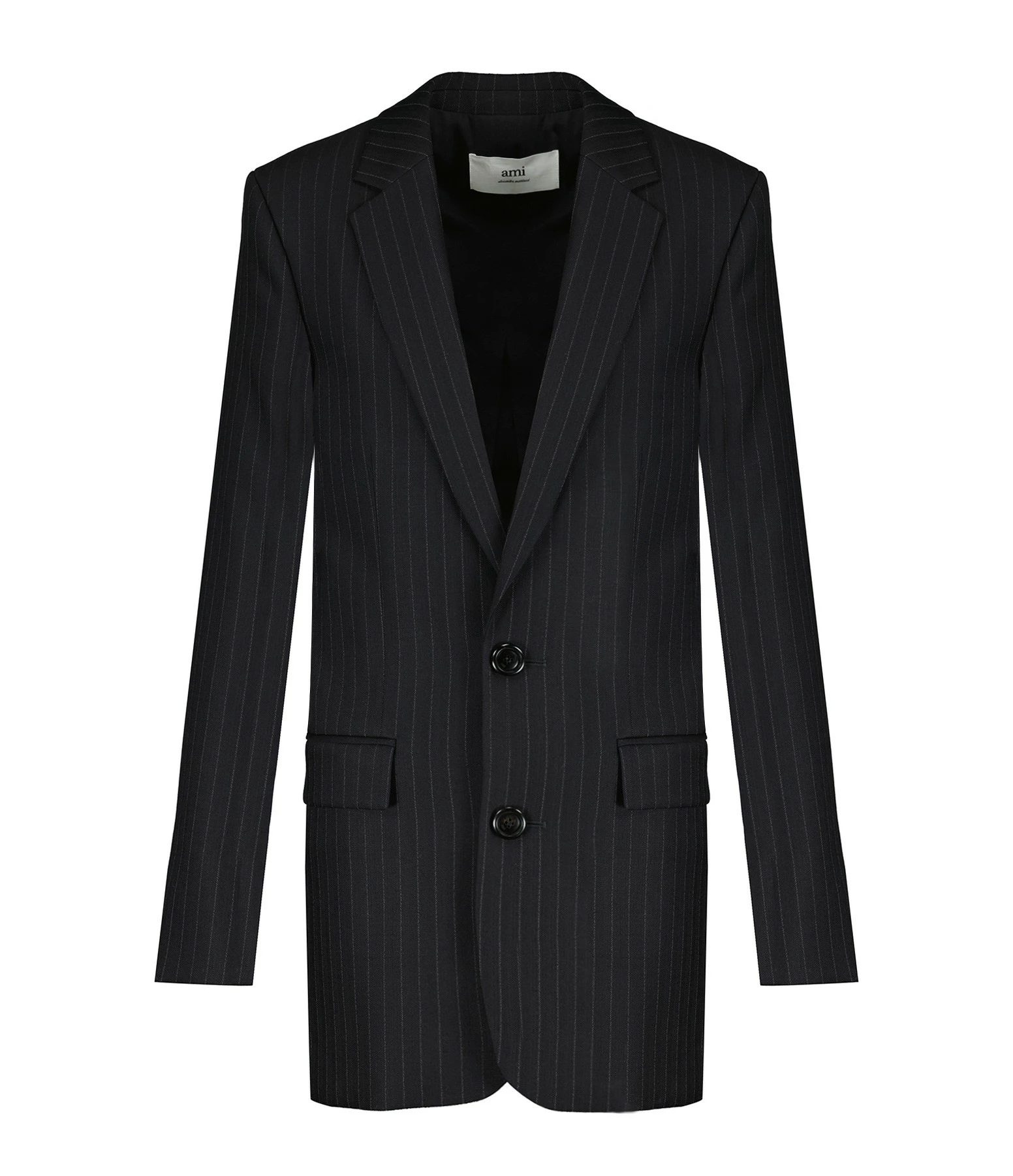 Offres ???? AMI PARIS Veste Blazer Unisexe Laine Vierge Noir ???? 1 Offres ???? AMI PARIS Veste Blazer Unisexe Laine Vierge Noir ????