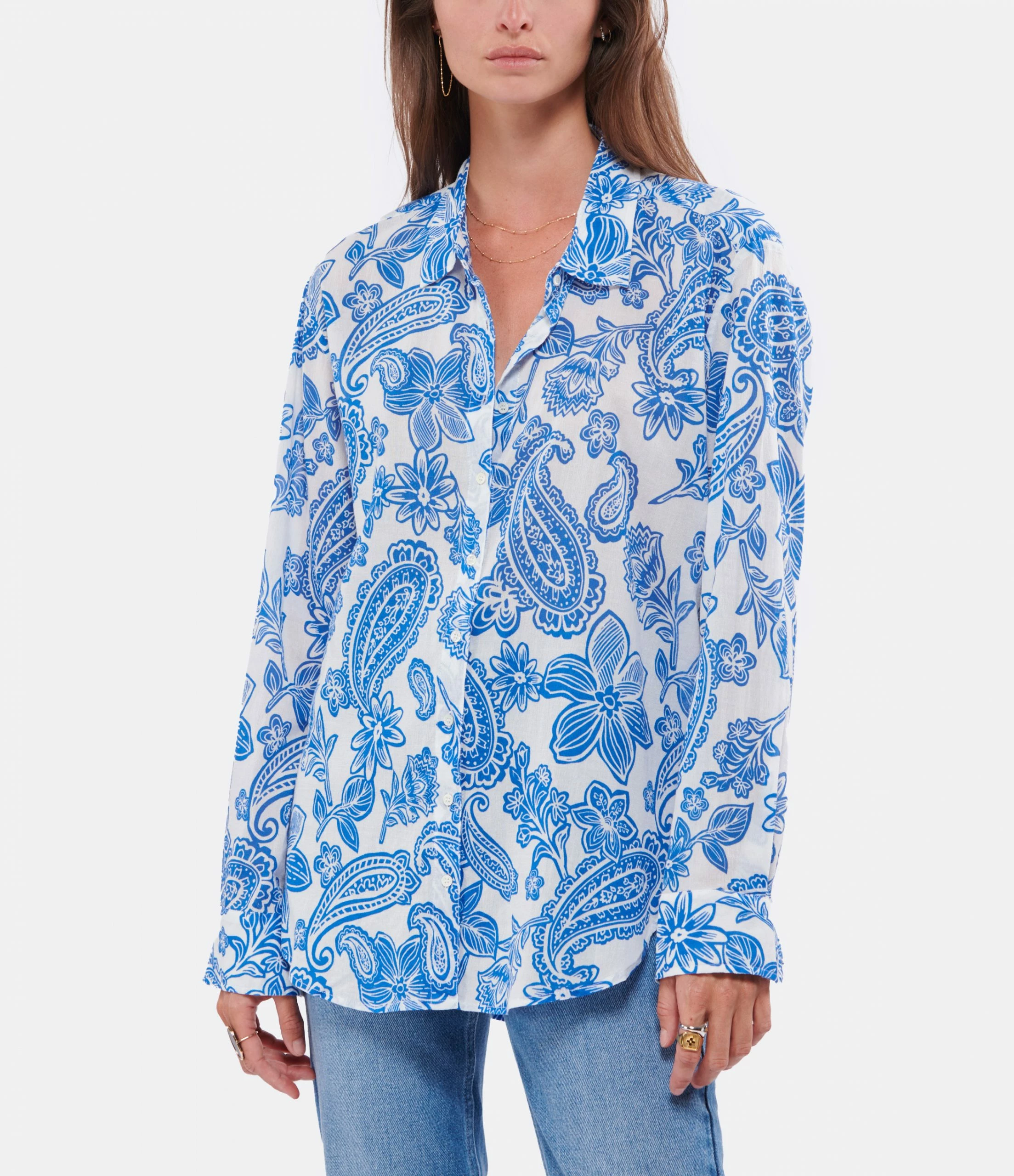 Offres 🎉 XIRENA Chemise Beau Coton Santorini Bleu ⭐ 3 Offres 🎉 XIRENA Chemise Beau Coton Santorini Bleu ⭐ – Image 3