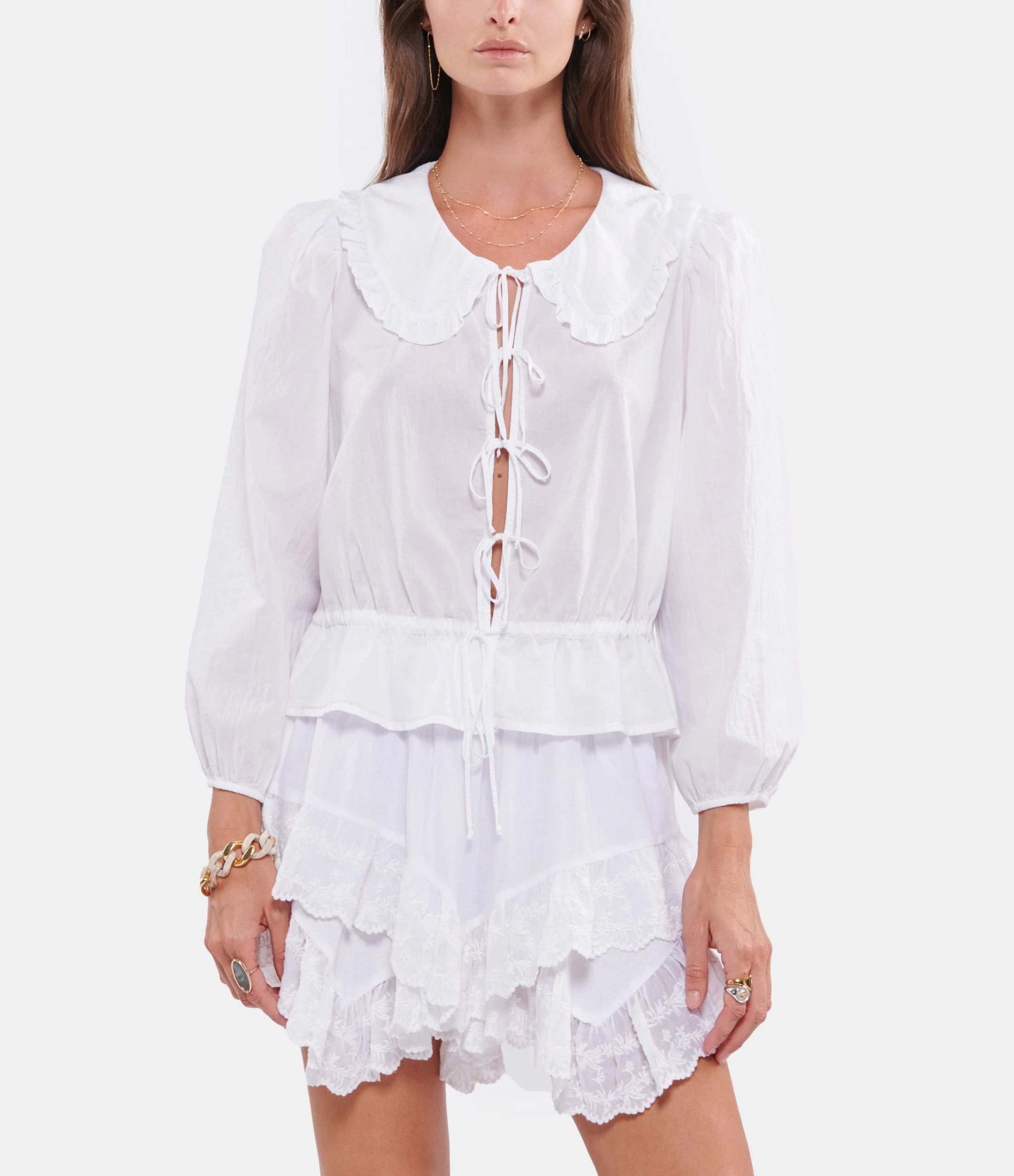 Tout neuf 👍 XIRENA Blouse Lulu Blanc 🎁 3 Tout neuf 👍 XIRENA Blouse Lulu Blanc 🎁 – Image 3