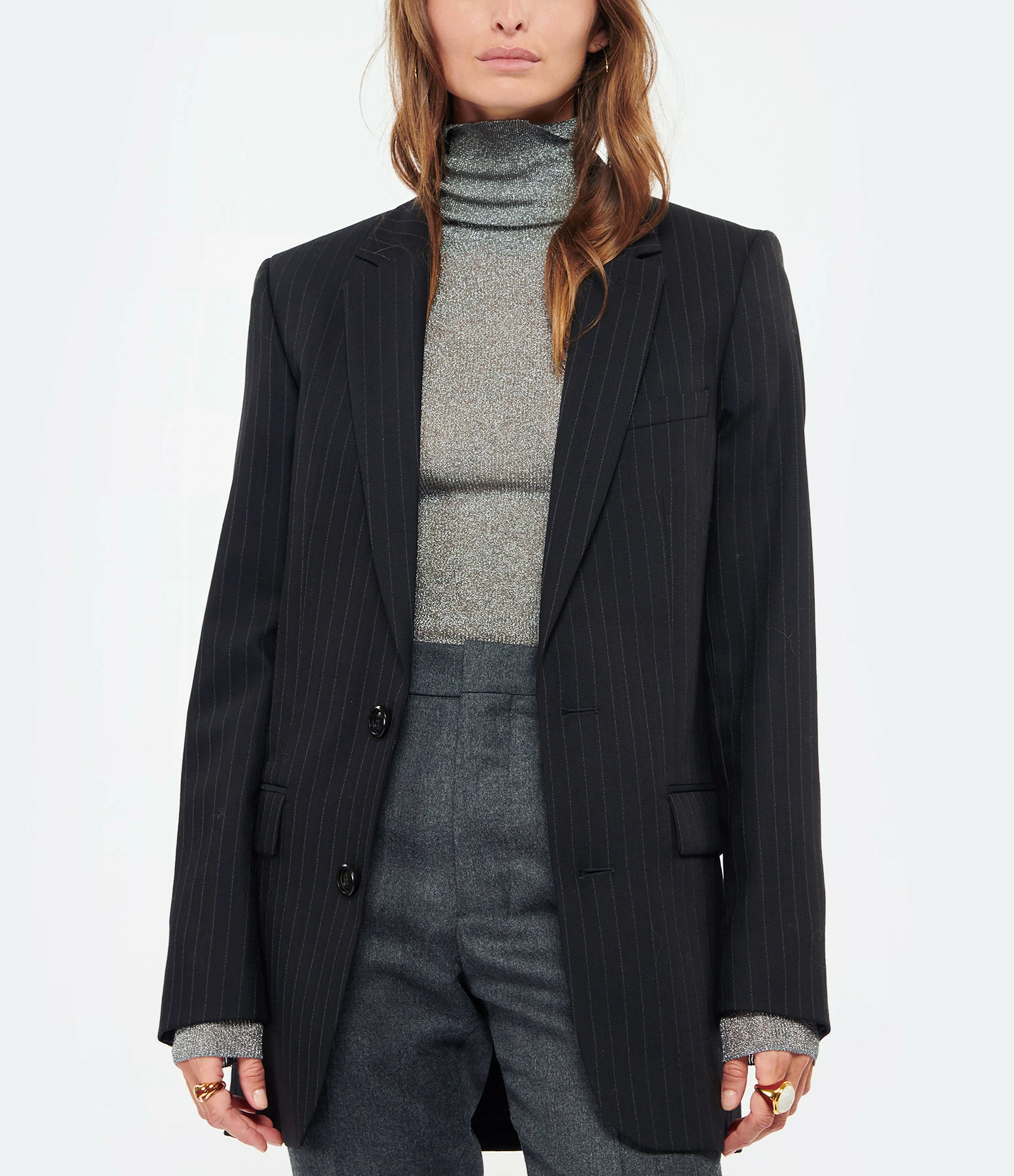 Offres ???? AMI PARIS Veste Blazer Unisexe Laine Vierge Noir ???? 3 Offres ???? AMI PARIS Veste Blazer Unisexe Laine Vierge Noir ???? – Image 3