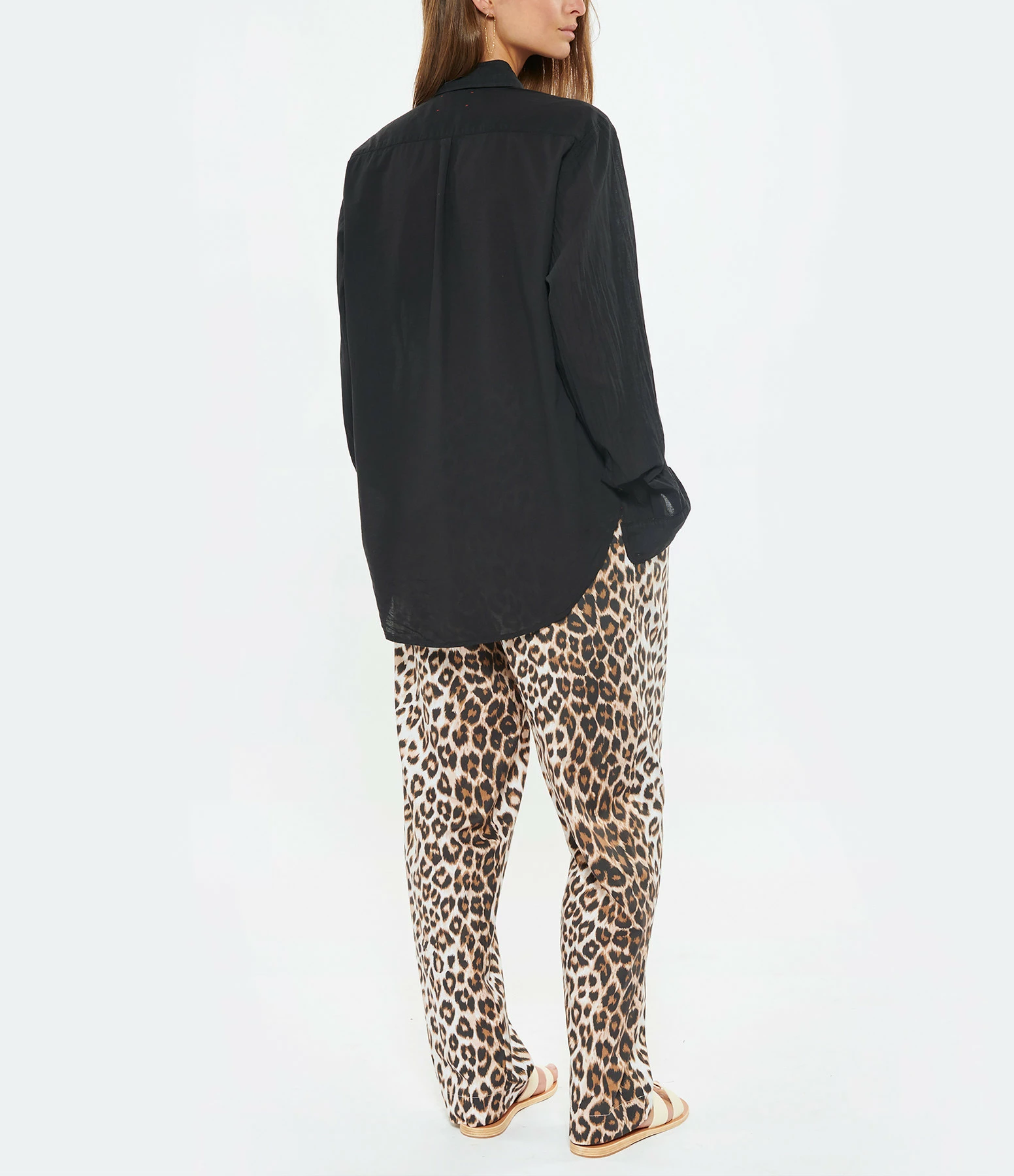 Promo 👍 XIRENA Chemise Beau Coton Noir 👍 5 Promo 👍 XIRENA Chemise Beau Coton Noir 👍 – Image 5