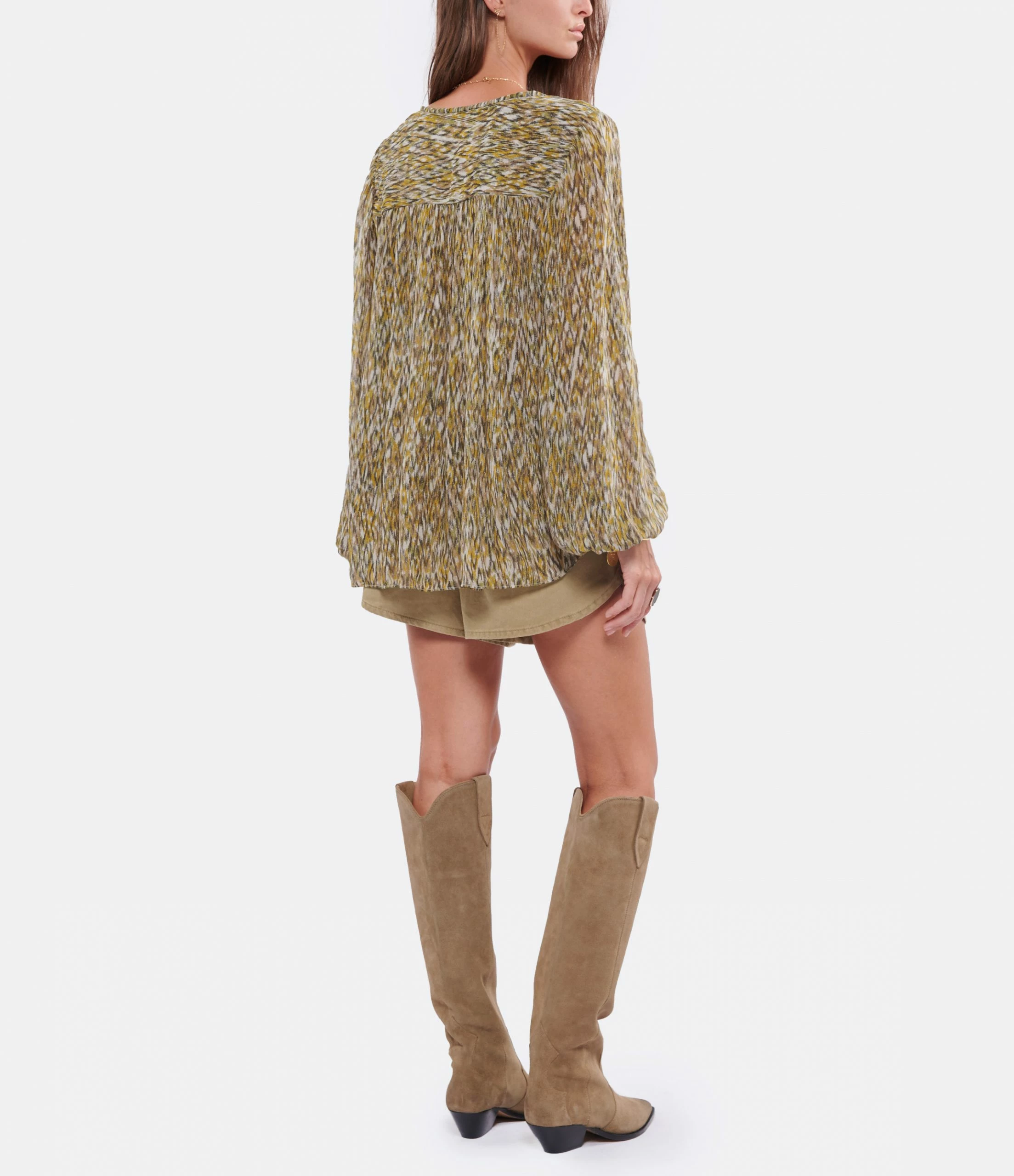 Vente flash ⌛ ISABEL MARANT ÉTOILE Blouse Daytonea Kaki 👍 5 Vente flash ⌛ ISABEL MARANT ÉTOILE Blouse Daytonea Kaki 👍 – Image 5