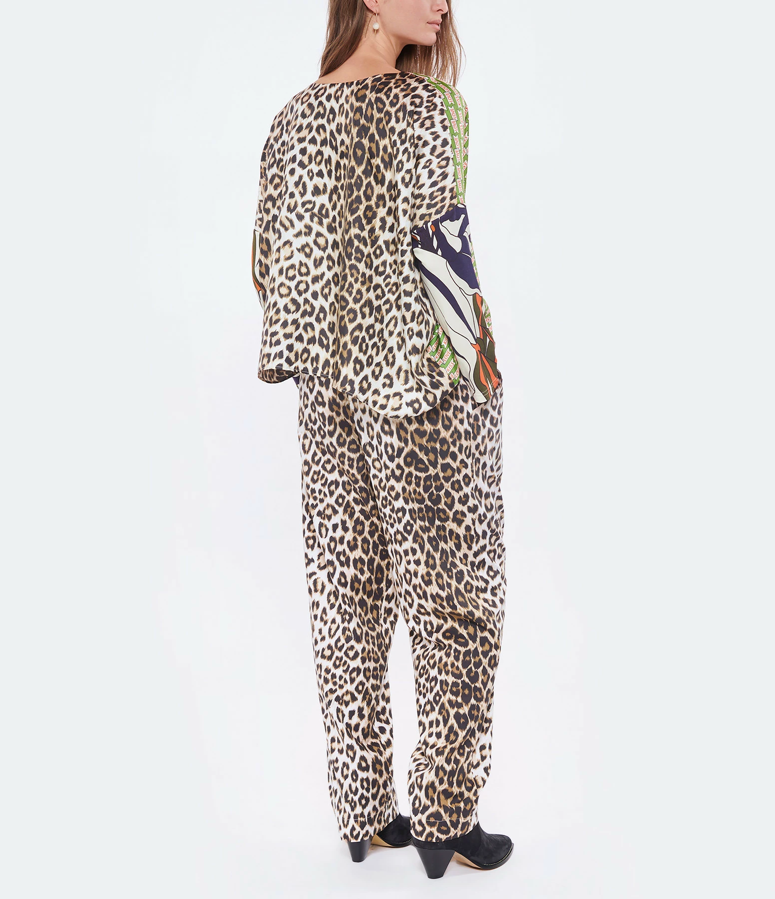 Vente flash ⌛ LA PRESTIC OUISTON Blouse Janine Soie Vert 😍 5 Vente flash ⌛ LA PRESTIC OUISTON Blouse Janine Soie Vert 😍 – Image 5