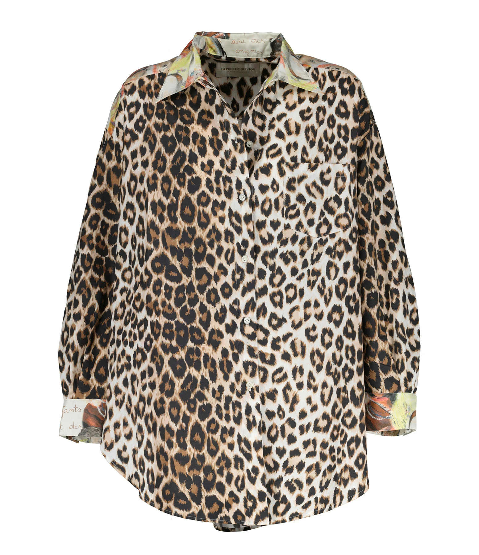 Budget 💯 LA PRESTIC OUISTON Chemise Big Coton Léopard 🔔 1 Budget 💯 LA PRESTIC OUISTON Chemise Big Coton Léopard 🔔