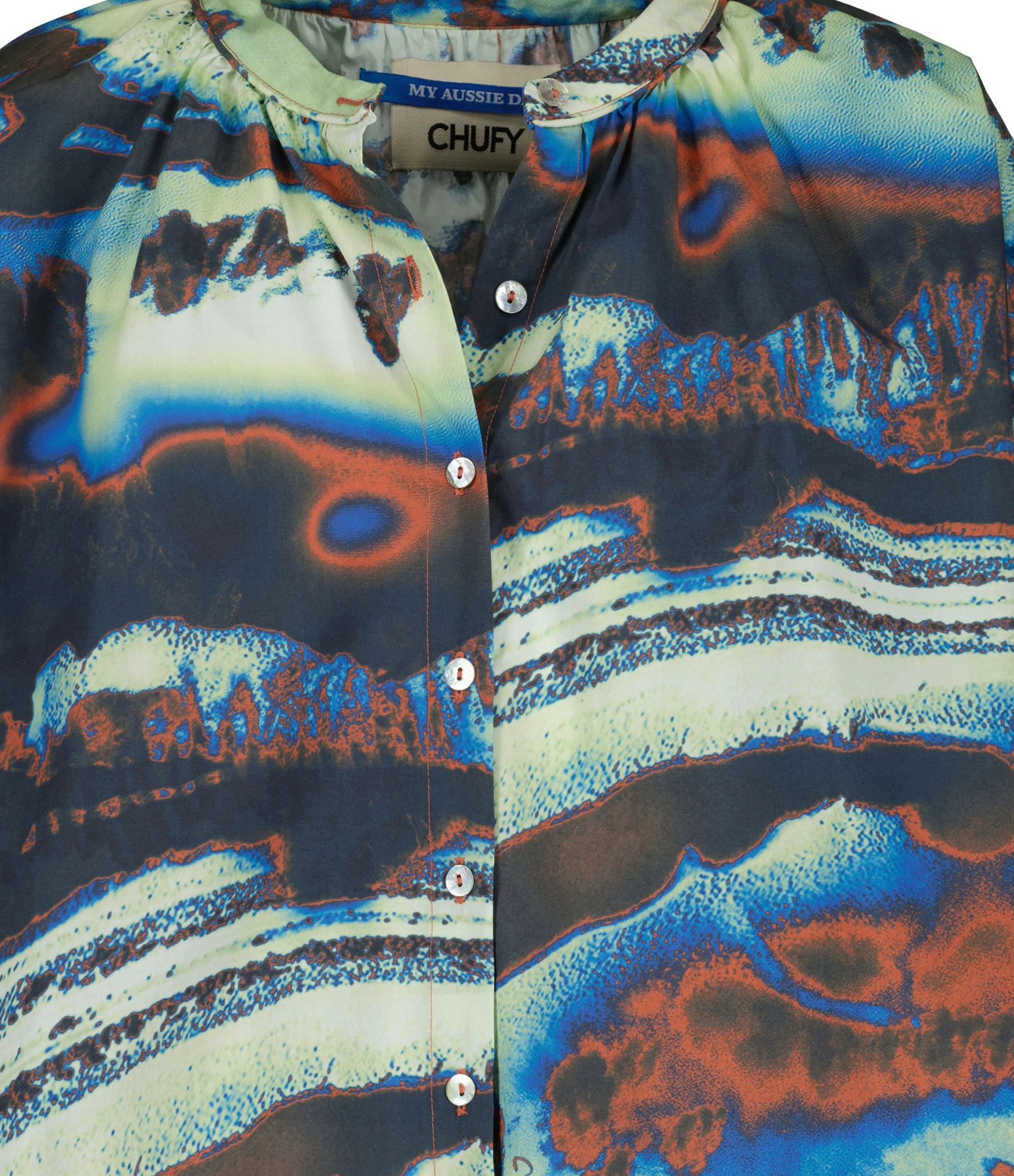 Offres 🥰 CHUFY Chemise Nora Coton Multicolore 😀 2 Offres 🥰 CHUFY Chemise Nora Coton Multicolore 😀 – Image 2