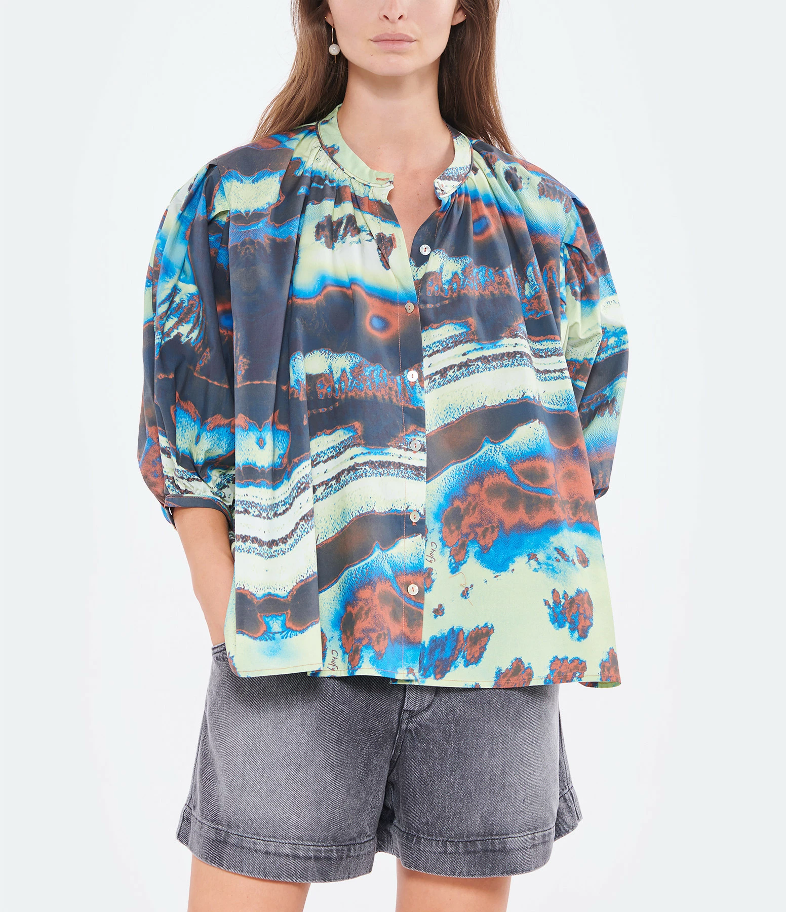 Offres 🥰 CHUFY Chemise Nora Coton Multicolore 😀 3 Offres 🥰 CHUFY Chemise Nora Coton Multicolore 😀 – Image 3