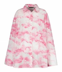 Grosses soldes 🔥 ROTATE Chemise Lipy Coton Nuage 👍