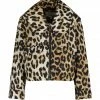Vente flash 🔥 GANNI Veste Canvas Léopard 😍