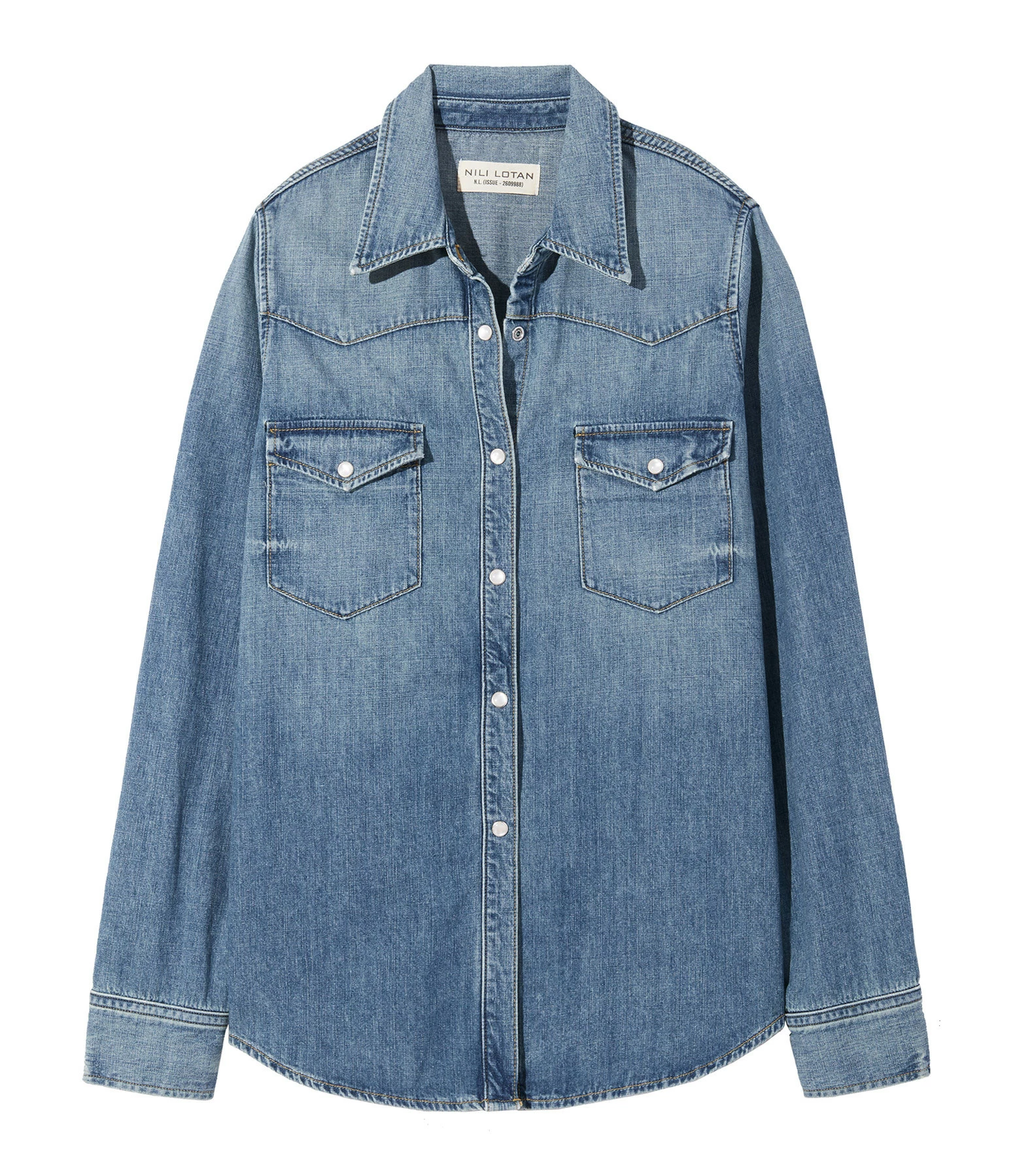 Tout neuf 🎁 NILI LOTAN Chemise Travis Denim Bleu 👏 1 Tout neuf 🎁 NILI LOTAN Chemise Travis Denim Bleu 👏