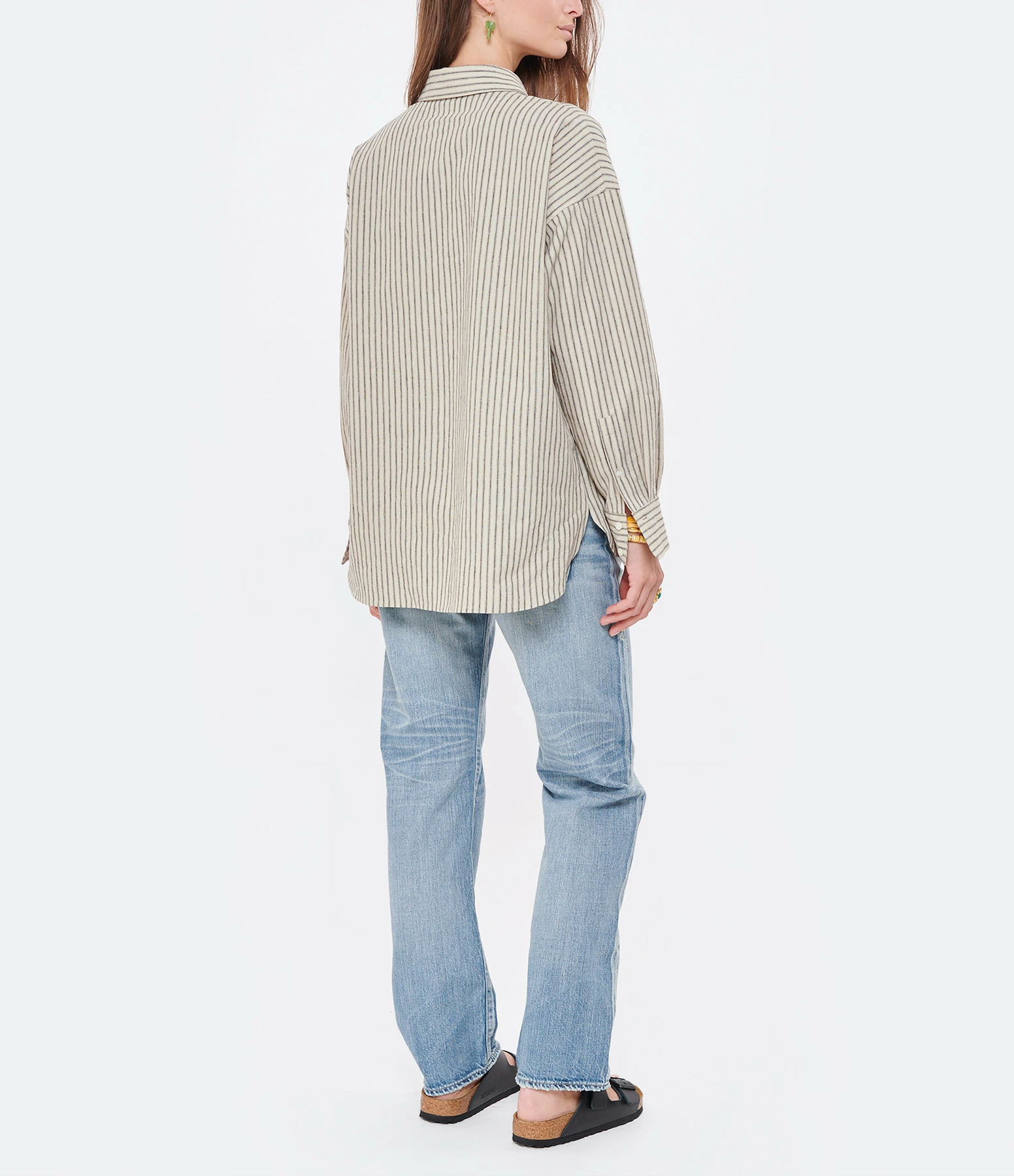 Meilleure vente 💯 MAISON STANDARDS Chemise Linda Lin Rayures Noir ✔️ 4 Meilleure vente 💯 MAISON STANDARDS Chemise Linda Lin Rayures Noir ✔️ – Image 4