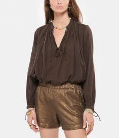 Coupon ???? LAURENCE BRAS Blouse New Cigar Coton Marron ???? 7 Coupon ???? LAURENCE BRAS Blouse New Cigar Coton Marron ???? -BOUTIQUE MARGAUX LONNBERG unnamed file 2257