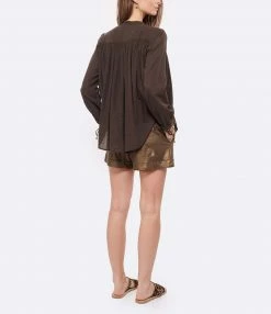Coupon ???? LAURENCE BRAS Blouse New Cigar Coton Marron ???? 9 Coupon ???? LAURENCE BRAS Blouse New Cigar Coton Marron ???? -BOUTIQUE MARGAUX LONNBERG unnamed file 2259