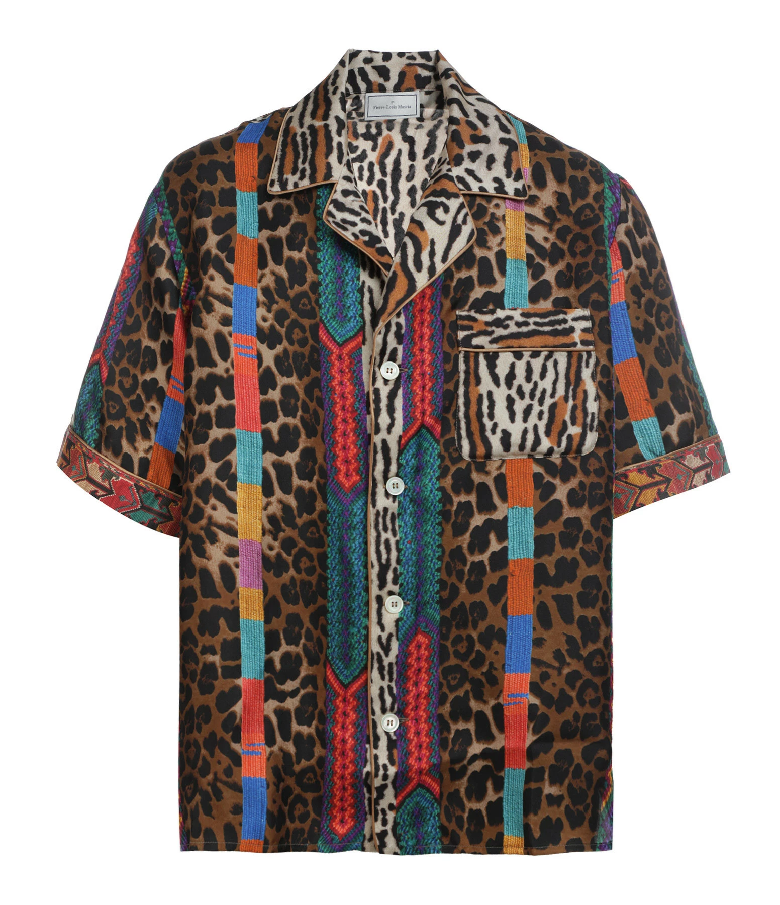 Vente flash 😉 PIERRE-LOUIS MASCIA Chemise Aloe Soie Imprimé Léopard ✔️ 1 Vente flash 😉 PIERRE-LOUIS MASCIA Chemise Aloe Soie Imprimé Léopard ✔️