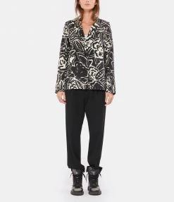 Coupon 🧨 MII Veste Rosa Soie Broderie Imprimé Noir Blanc 🌟 -BOUTIQUE MARGAUX LONNBERG unnamed file 233