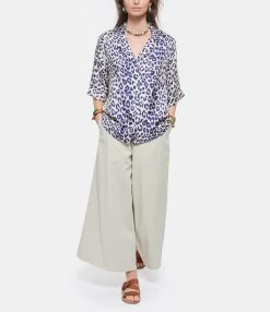 Bon marché ???? LA PRESTIC OUISTON Chemise Hawai Soie Imprimé Panthère Écru ???? -BOUTIQUE MARGAUX LONNBERG unnamed file 2337