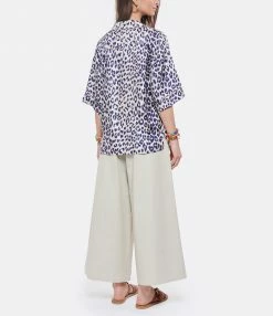 Bon marché ???? LA PRESTIC OUISTON Chemise Hawai Soie Imprimé Panthère Écru ???? -BOUTIQUE MARGAUX LONNBERG unnamed file 2338