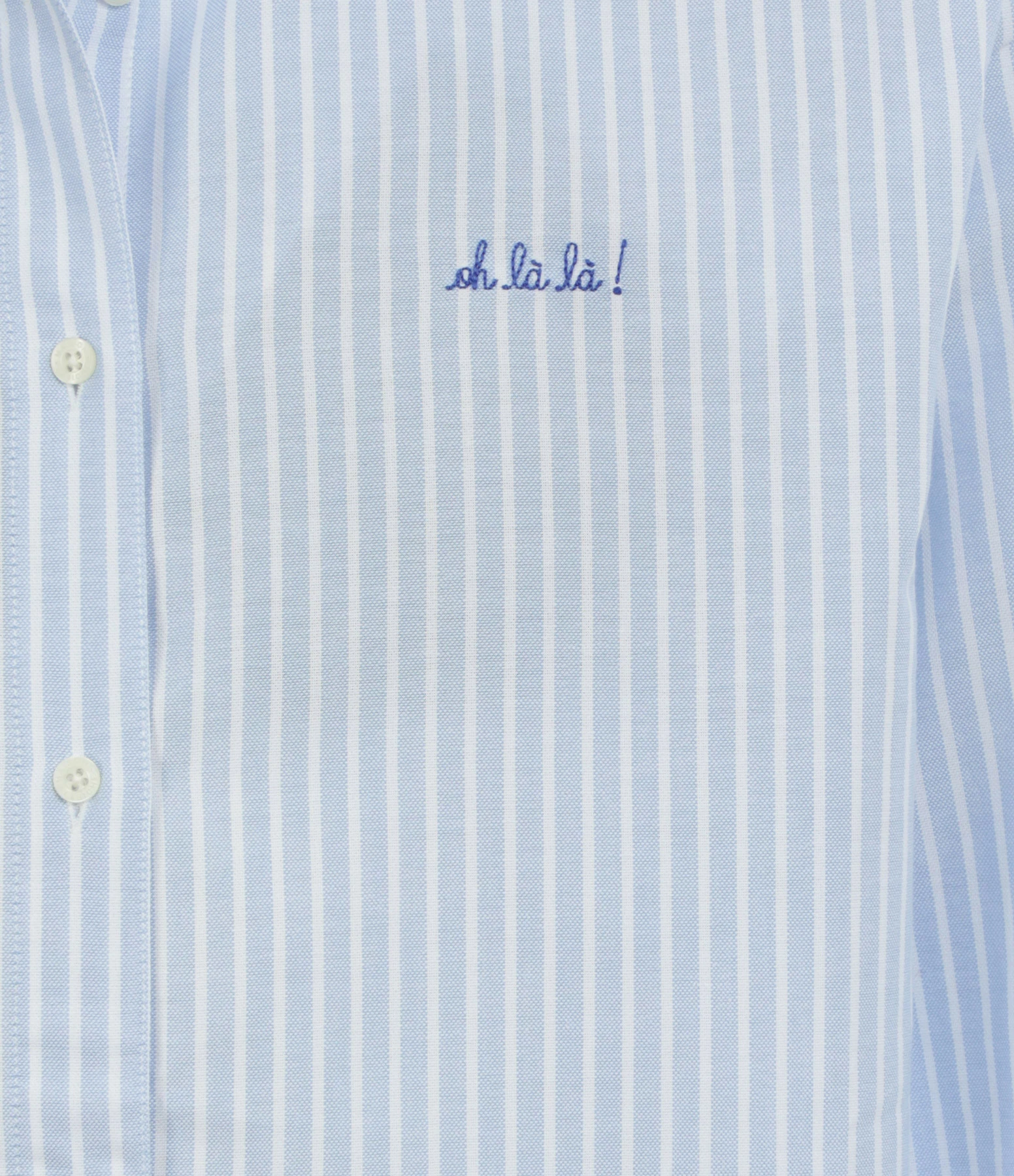 Tout neuf ✨ MAISON LABICHE Chemise Oh Là Là Coton Bleu 👏 2 Tout neuf ✨ MAISON LABICHE Chemise Oh Là Là Coton Bleu 👏 – Image 2