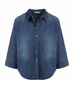 Top 10 😉 HANA SAN Chemise Hestia Bleu Indigo 🧨