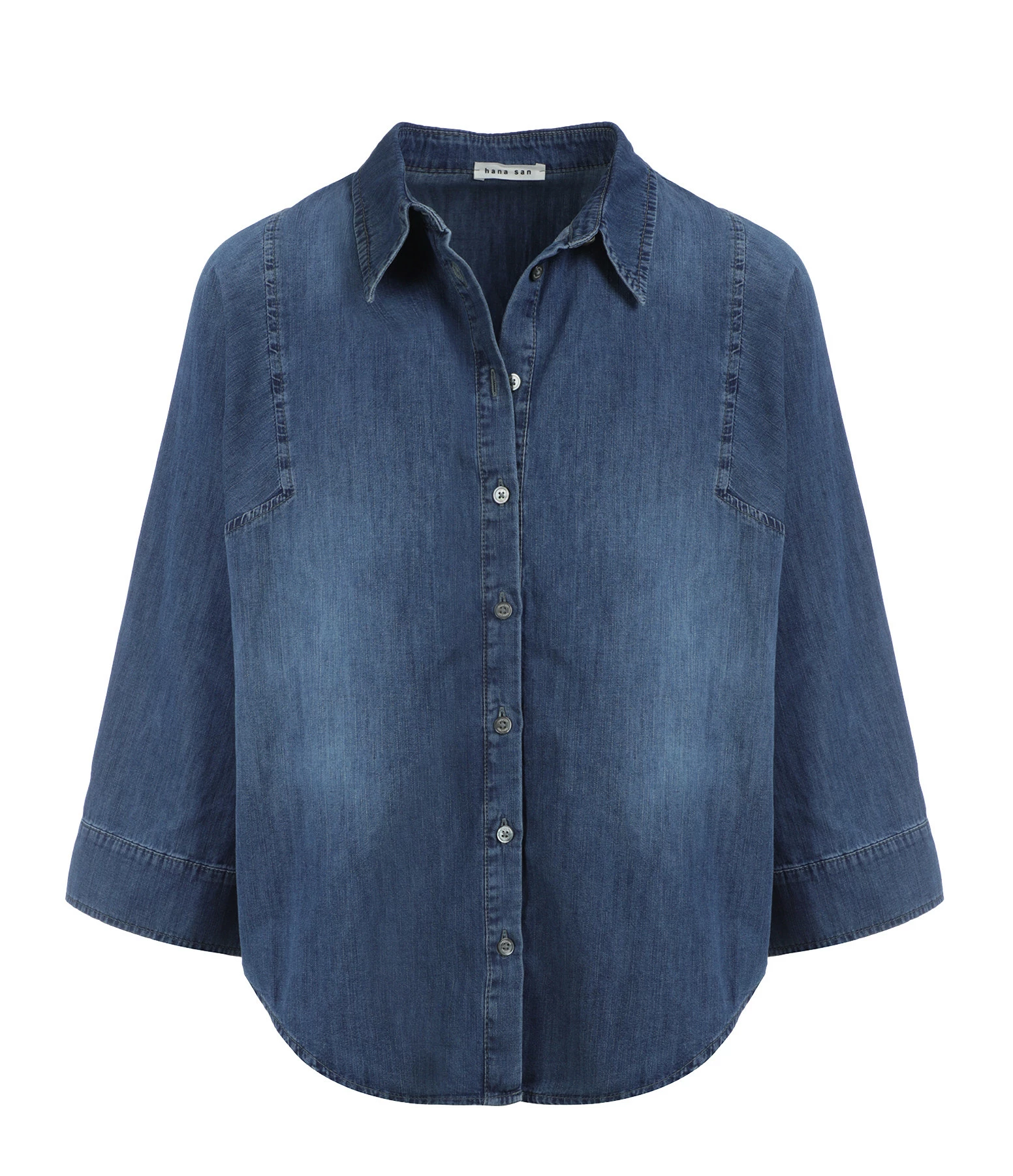 Top 10 😉 HANA SAN Chemise Hestia Bleu Indigo 🧨 1 Top 10 😉 HANA SAN Chemise Hestia Bleu Indigo 🧨