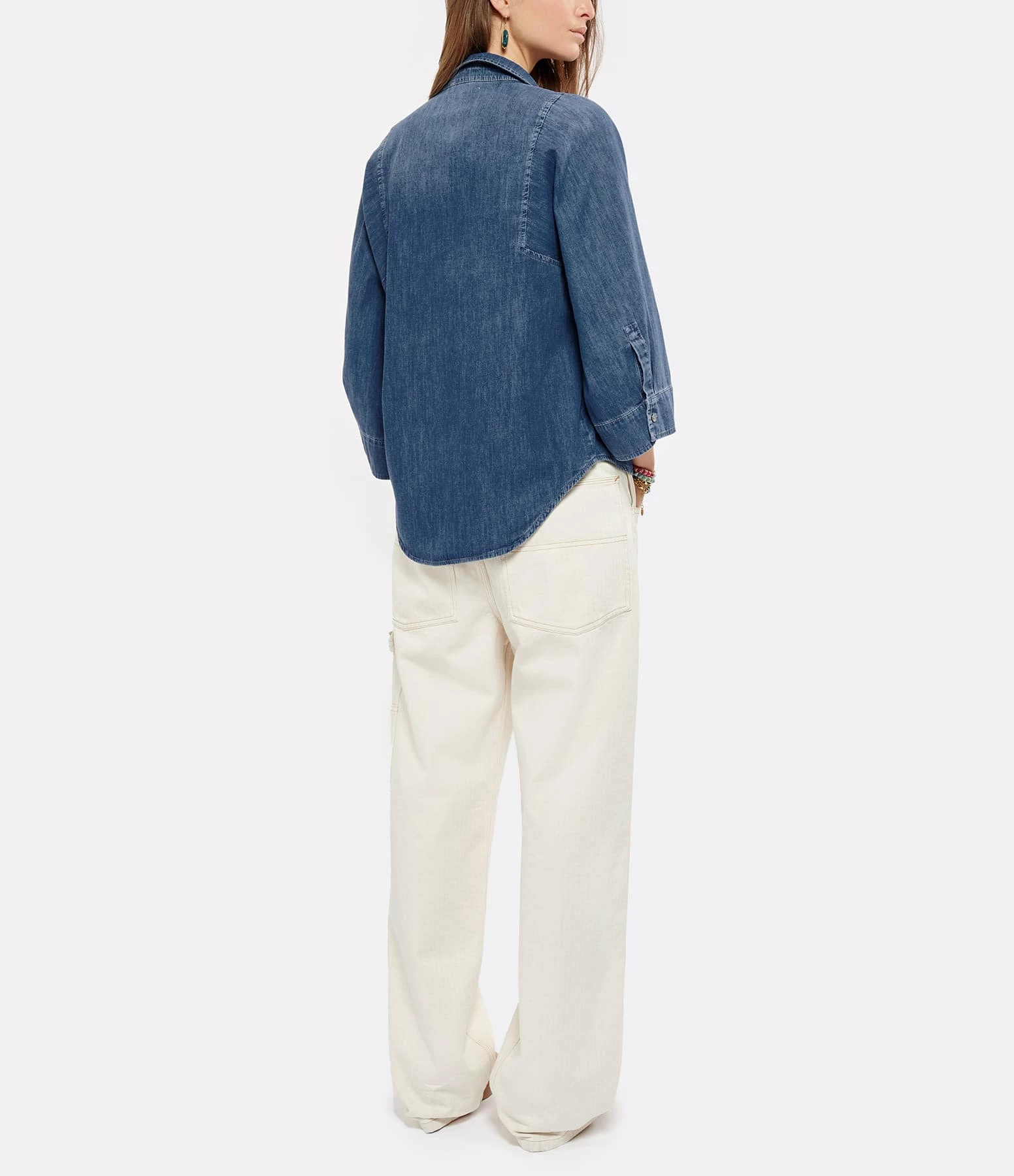 Top 10 😉 HANA SAN Chemise Hestia Bleu Indigo 🧨 5 Top 10 😉 HANA SAN Chemise Hestia Bleu Indigo 🧨 – Image 5