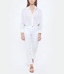 Meilleur prix 👍 HANA SAN Chemise Zoe Blanc Optique 🥰 -BOUTIQUE MARGAUX LONNBERG unnamed file 2395