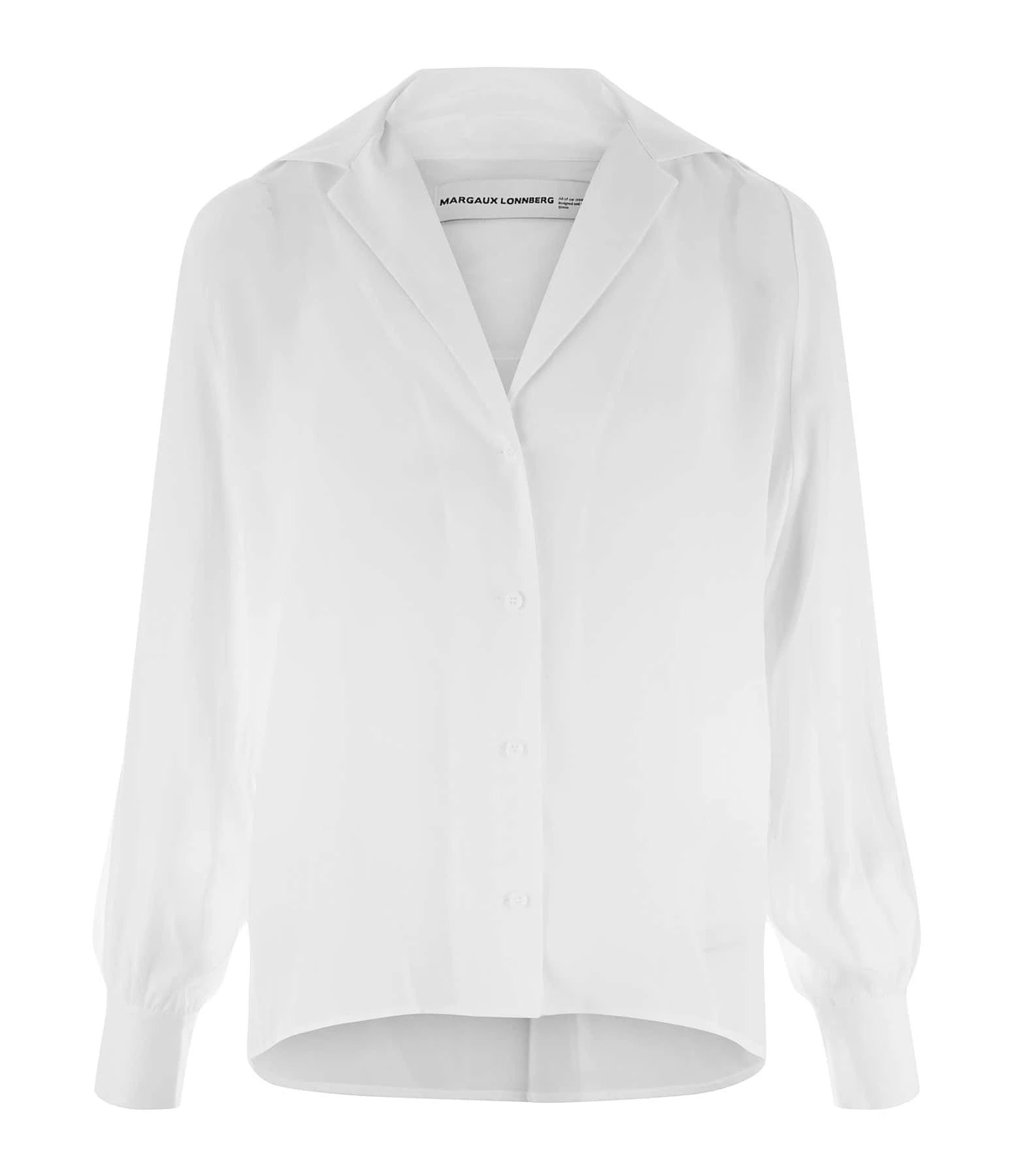 Meilleure vente 🧨 MARGAUX LONNBERG Chemise Alma Soie Blanc 🔔 1 Meilleure vente 🧨 MARGAUX LONNBERG Chemise Alma Soie Blanc 🔔