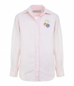 Meilleur prix 👏 GOLDEN GOOSE Chemise Coton Rayures Rose 😉